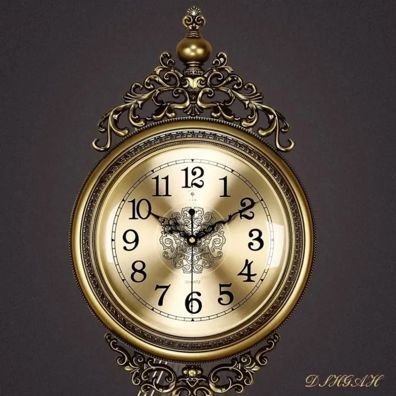 Large Luxury Gold Wall Clock L - Luxury Watch Europe ulasan dan harga