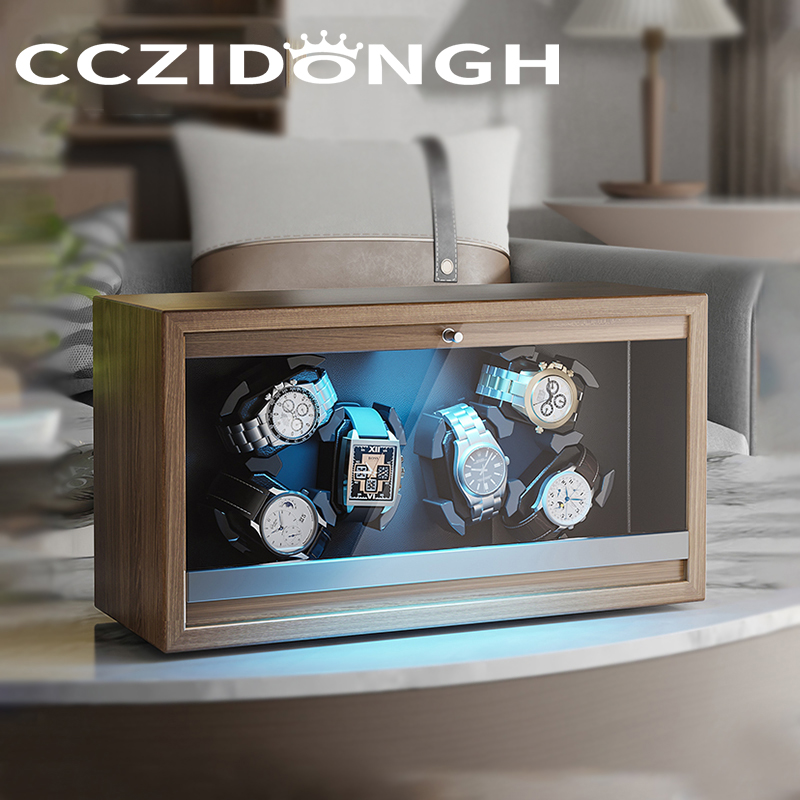 Brand New Wooden Watch Winder  - Luxury Watch Winder Box ulasan dan harga