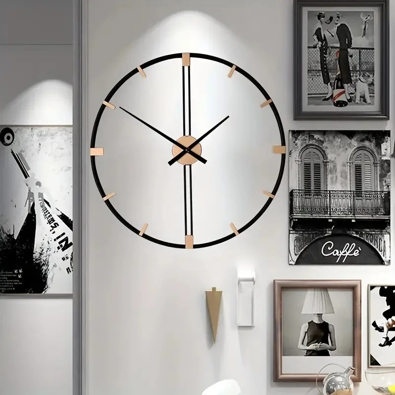 Large Luxury Silent Wall Clock - Luxury Watch Europe ulasan dan harga