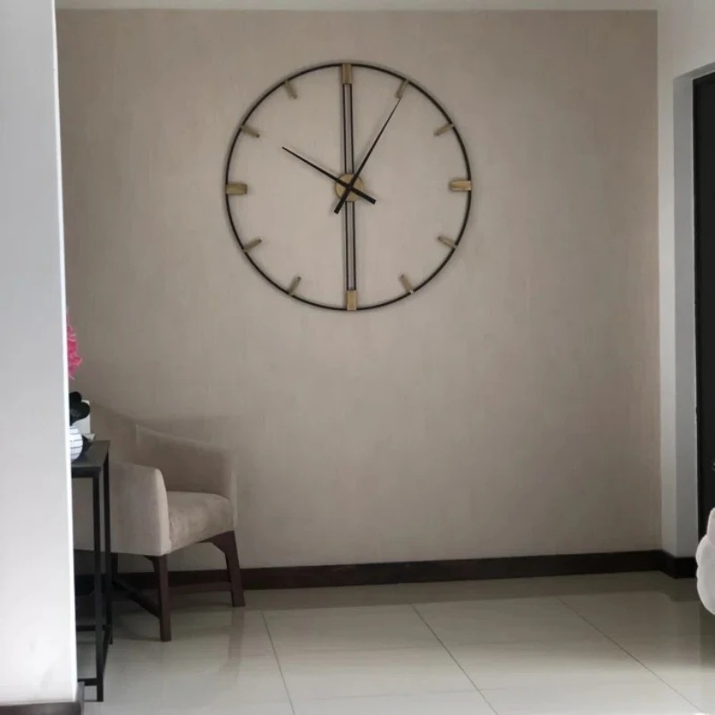Large Luxury Silent Wall Clock - Luxury Watch Europe ulasan dan harga