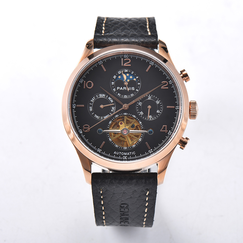 Parnis 43mm White Dial Automat - Minute Repeater Watch ulasan dan harga