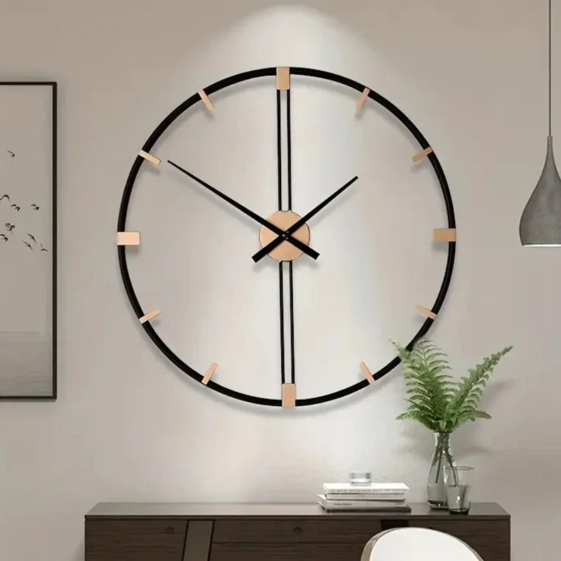 Nordic Wall Clocks Metal Wall  - Luxury Watch Europe ulasan dan harga