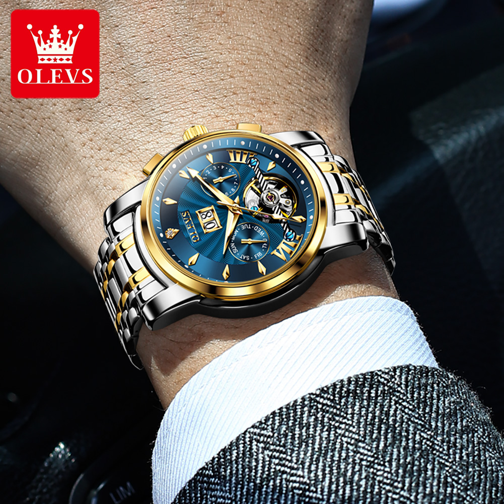 OLEVS Men Watches Luxury Fashi - Luxury Watch Strap ulasan dan harga