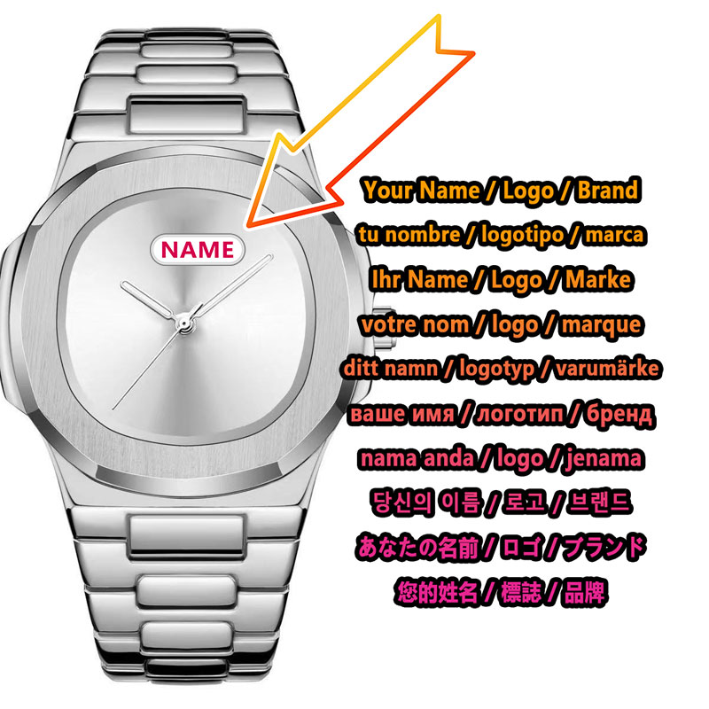 Custom Logo Men's Quartz Watch - Luxury Watch Logo ulasan dan harga