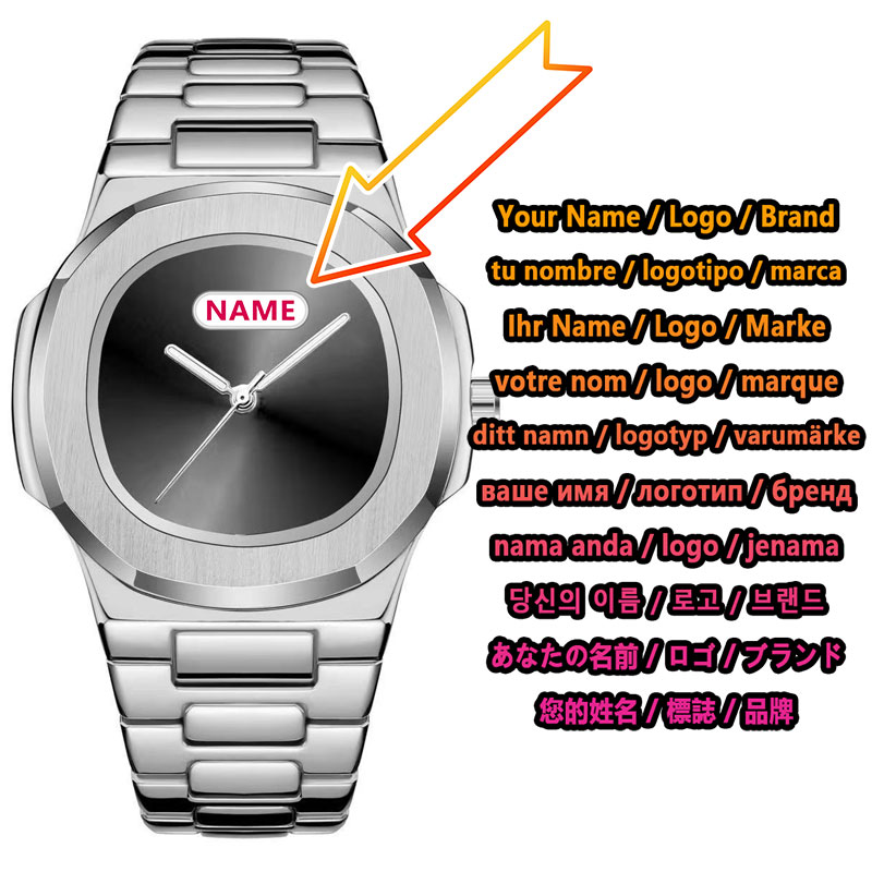 Custom Logo Men's Quartz Watch - Luxury Watch Logo ulasan dan harga