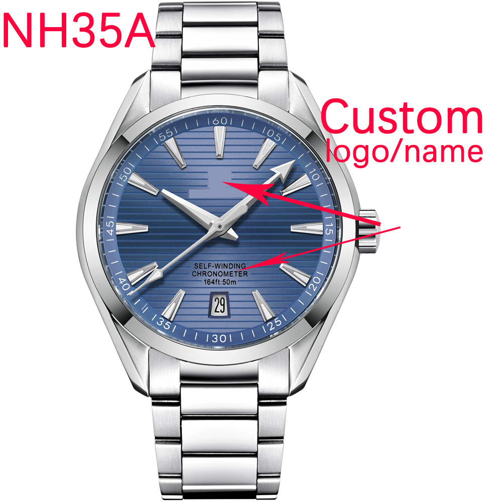 Luxury NH35 Movt Custom Logo 4 - Luxury Watch Logo ulasan dan harga
