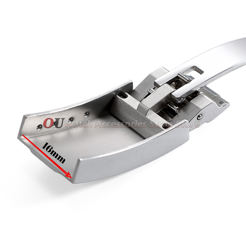 9mmx16mm Stainless Steel Deplo - Luxury Watch Logo ulasan dan harga