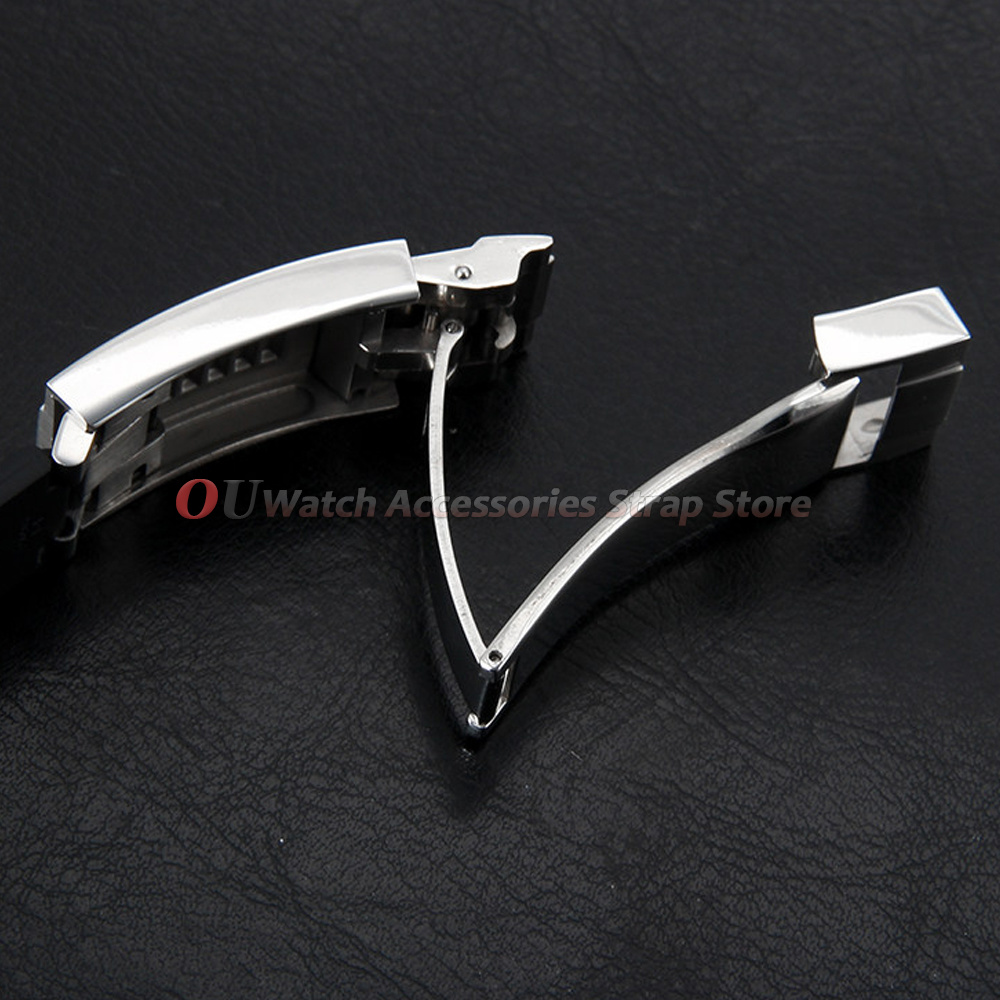 9mmx16mm Stainless Steel Deplo - Luxury Watch Logo ulasan dan harga