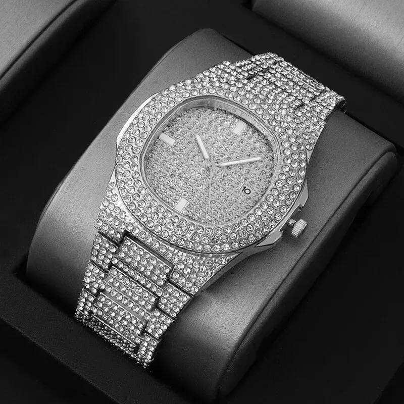 New Fashionable Full Diamond M - Luxury Watch Trading ulasan dan harga