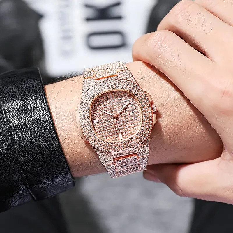 New Fashionable Full Diamond M - Luxury Watch Trading ulasan dan harga