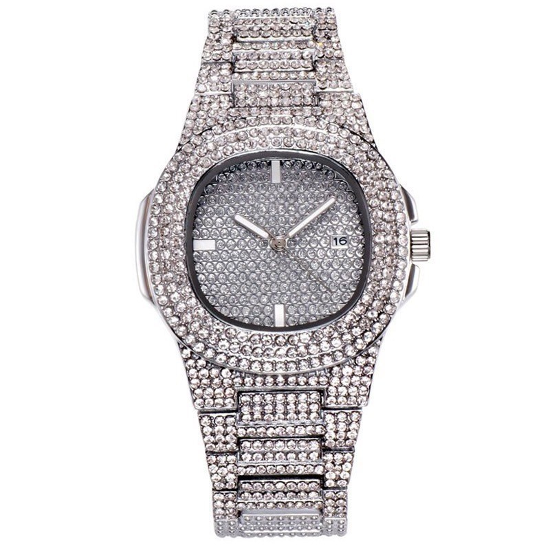 New Fashionable Full Diamond M - Luxury Watch Trading ulasan dan harga