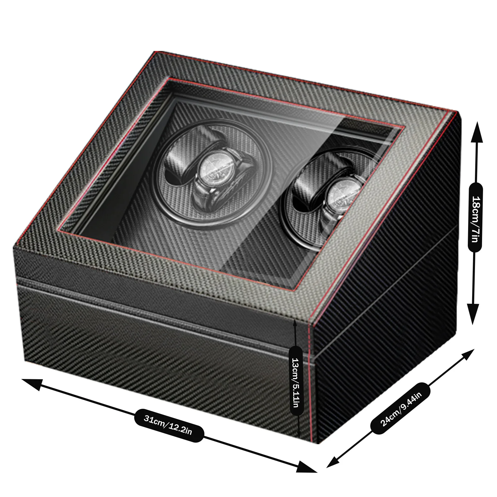 4+6 Watch Winder, Luxury Autom - Luxury Watch Winder Box ulasan dan harga
